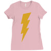 lightning bolt camera flash Ladies Fitted T-Shirt