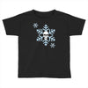 skull snowflakes alternative christmas jumper Toddler T-shirt