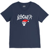 sleigher metal style xmas V-Neck Tee