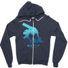 mega water Zipper Hoodie