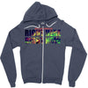 where else would you rather be than right here right now Zipper Hoodie