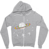 saturn go round Zipper Hoodie