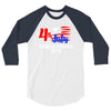 happy independence day the united states 3/4 Sleeve Shirt