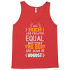 All Men Are Created Equal But Only The Best Are Born In August Tank Top