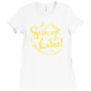 science rules! Ladies Fitted T-Shirt