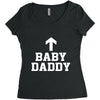 baby daddy funny new Women's Triblend Scoop T-shirt