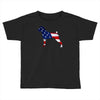 patriotic boxer Toddler T-shirt