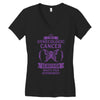 I am a Gynecologic Cancer Survivor - What's Your Superpower? Women's V-Neck T-Shirt