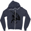venom vs spiderman Zipper Hoodie