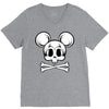 skull mickey 2 V-Neck Tee