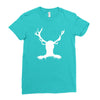 hannibal   stag Ladies Fitted T-Shirt