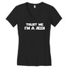 trust me i'm a jedi   funny printed mens Women's V-Neck T-Shirt