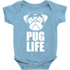 pug life dog Baby Onesie