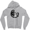 preparing the night Zipper Hoodie