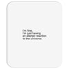 the oc allergic reaction Mousepad
