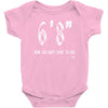 now you don't have to ask t4ll Baby Onesie