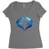 Cobra Commander G.I. Joe Women's Triblend Scoop T-shirt