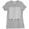 love is love is love Ladies Fitted T-Shirt