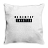 recently evicted Throw Pillow