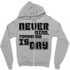 never mind Zipper Hoodie