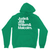 a litle life book white logo Unisex Hoodie