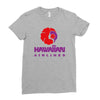 stylish retro hawaiian airlines Ladies Fitted T-Shirt