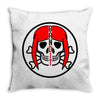 skull woman Throw Pillow