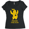 the dark sun Women's Triblend Scoop T-shirt
