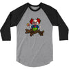 halloween clown 3/4 Sleeve Shirt