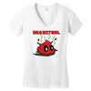 deadstool Women's V-Neck T-Shirt