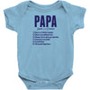 Papa Noun Definition Baby Onesie
