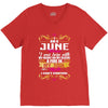 i am a june women V-Neck Tee