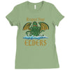 respect your elders Ladies Fitted T-Shirt