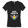 Bee proud Women's V-Neck T-Shirt