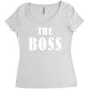The Boss - The Real Boss Women's Triblend Scoop T-shirt