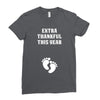 Extra Thankful This Year Ladies Fitted T-Shirt