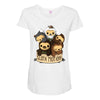 sloth motion Maternity Scoop Neck T-shirt
