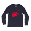 joint smoking brain Long Sleeve Shirts