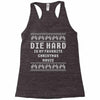 die hard ugly sweater Racerback Tank