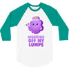 working off my lumps 3/4 Sleeve Shirt