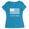 i don't kneel Women's Triblend Scoop T-shirt