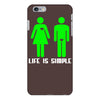 life is simple funny iPhone 6 Plus/6S Plus Case