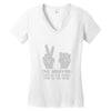the minivan Women's V-Neck T-Shirt