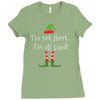 i'm not short i'm elf sized Ladies Fitted T-Shirt