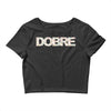 Dobre Floral T-Shirt Design Crop Top