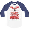 zebra animals lover 3/4 Sleeve Shirt