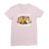 dreamer bear Ladies Fitted T-Shirt