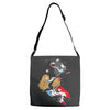 revenge of the damsels Adjustable Strap Totes