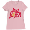 pizza slayer Ladies Fitted T-Shirt
