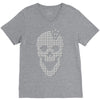 skull tetris V-Neck Tee